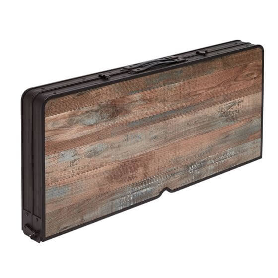 table bois flotte + 2 bancs