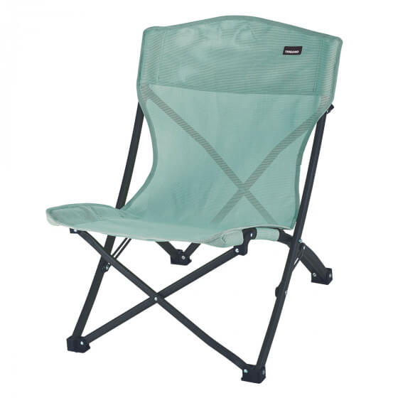 Chaise plage pliante Vert gris