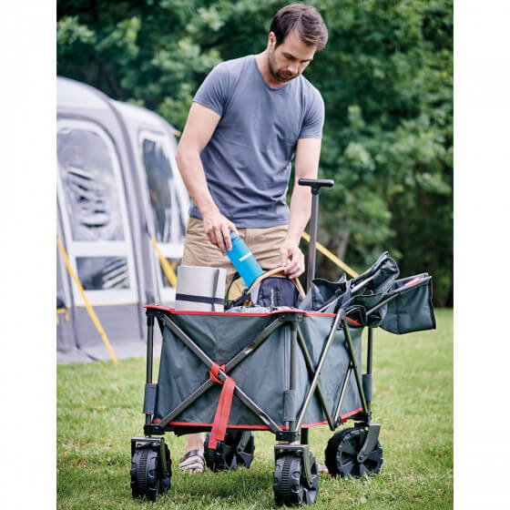 All-terrain foldable trolley