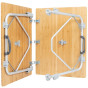 2 folds bamboo camping table