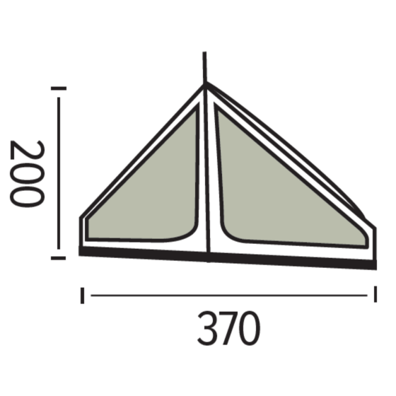 Tipi camping coton Trigano GOBI 8