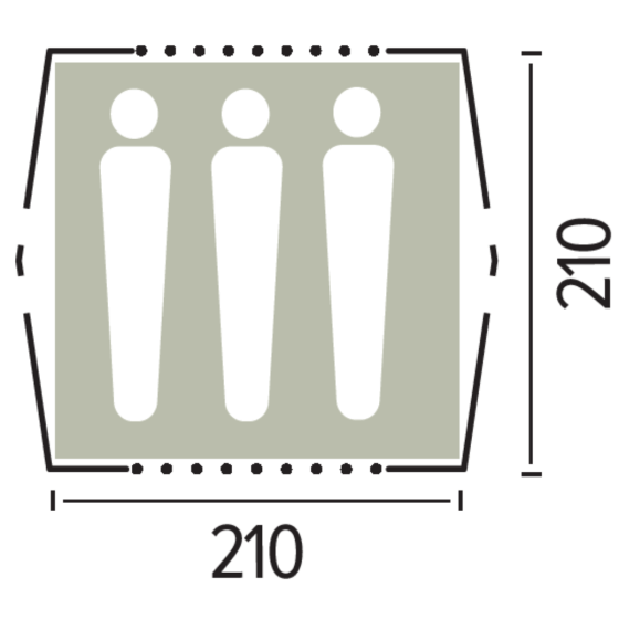 1936 3-man canadian tent - TRIGANO