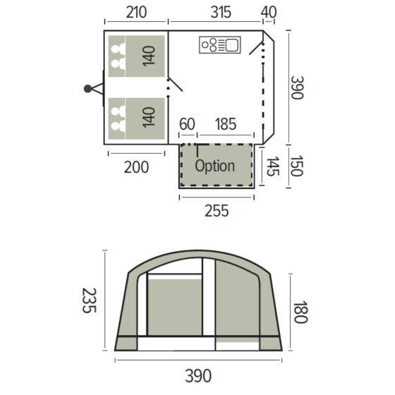 GALLEON trailer tent - TRIGANO