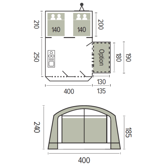 ODYSSÉE trailer tent - TRIGANO
