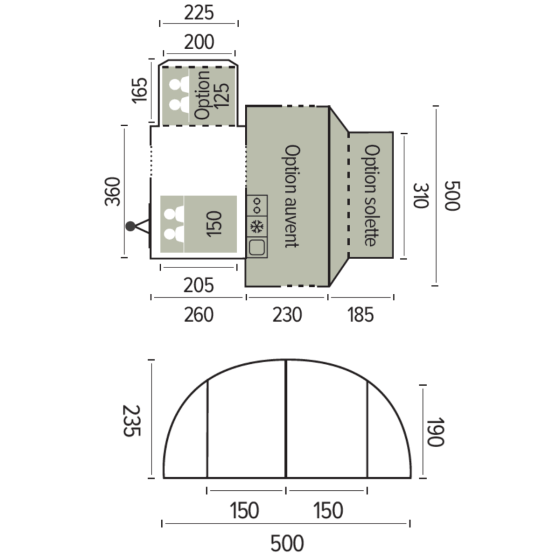 ITINÉA trailer tent - TRIGANO ITINÉA trailer tent - TRIGANO