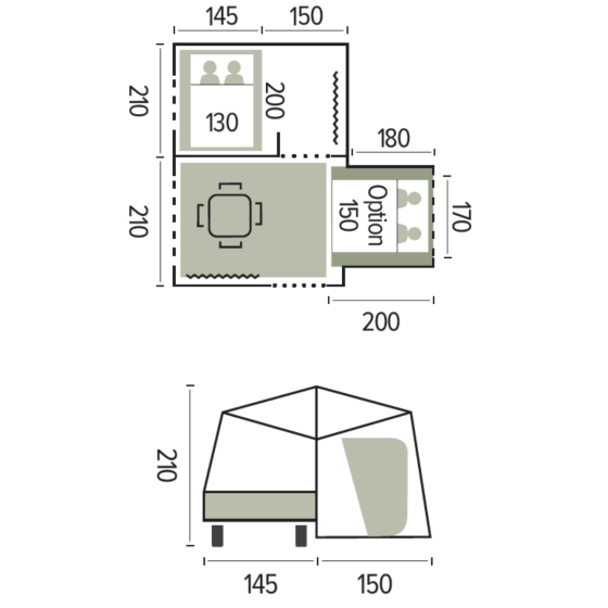SOLENA Trailer tent - RACLET
