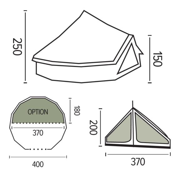 GOBI 8 teepee inner tent