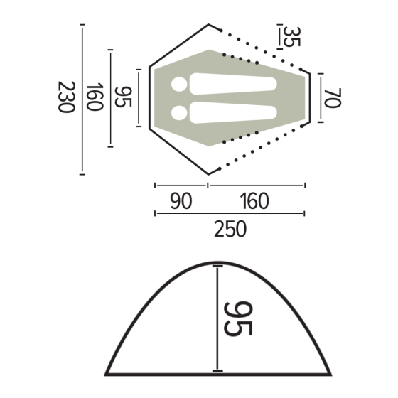 OURAL 2-man hiking tent - JAMET