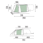 MINI SILVER Pop-top caravan awning
