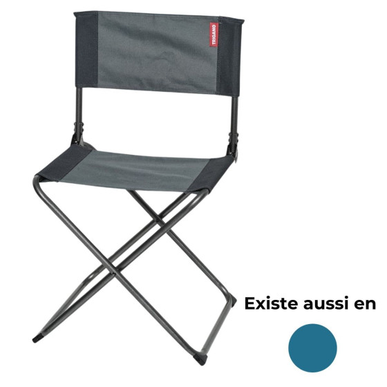 Grey / black folding camping chair