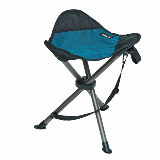 Grey / black steel stool