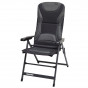 Fauteuil matelassé graphite