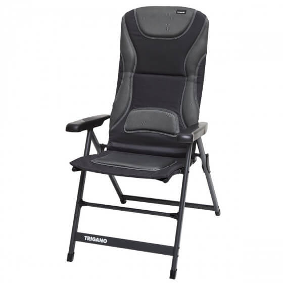 Fauteuil matelassé graphite