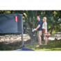 Chaise camping pliante gris/noir