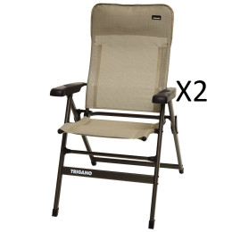 Pack 2 fauteuils MOKA dossier bas  + housse