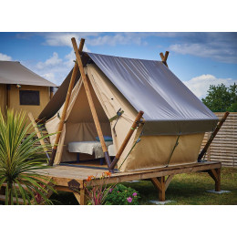 Tente Lodge 2 places Moorea Trigano face