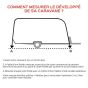 Comment mesurer le développé de sa caravane ?