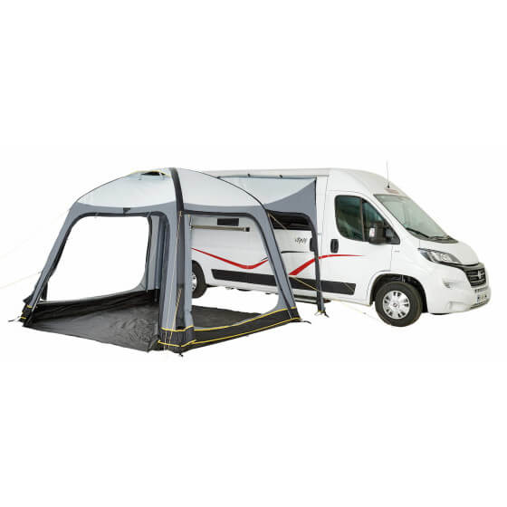 Auvent gonflable de camping-car SANTA CRUZ V3 ouvert