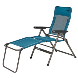 Pack fauteuil alu dossier bas SLIM Electra + repose-pied