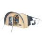 Caravane pliante Raclet SEQUOIA ouverte de profil
