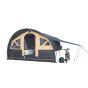 Caravane pliante Raclet SEQUOIA ouverte + vélo