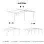 Plan armature AUSTRAL 3m