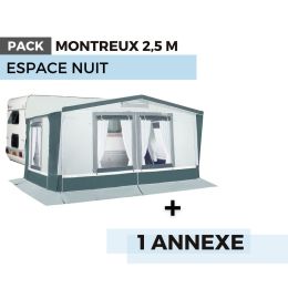 Pack auvent MONTREUX 2,50m - Espace nuit