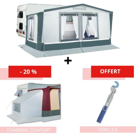 Pack auvent MONTREUX 2,50m - Espace nuit premium Pack auvent MONTREUX 2,50m - Espace nuit premium