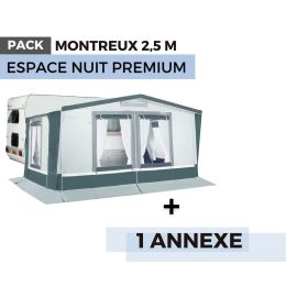 Pack auvent MONTREUX 2,50m - Espace nuit premium