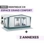 Pack auvent MONTREUX 3m - Espace Grand confort