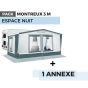 Pack auvent MONTREUX 3m - Espace nuit