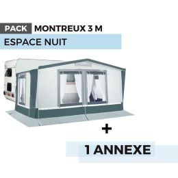 Pack auvent MONTREUX 3m - Espace nuit