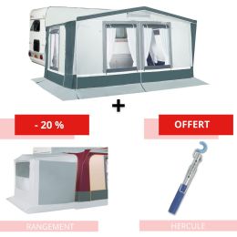 Pack auvent MONTREUX 3m - Espace rangement