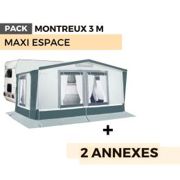 Pack auvent MONTREUX 3m - Maxi espace
