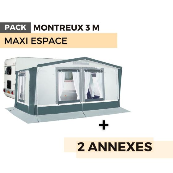 Pack auvent MONTREUX 3m - Maxi espace