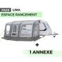 PACK auvent LIMA - Espace rangement