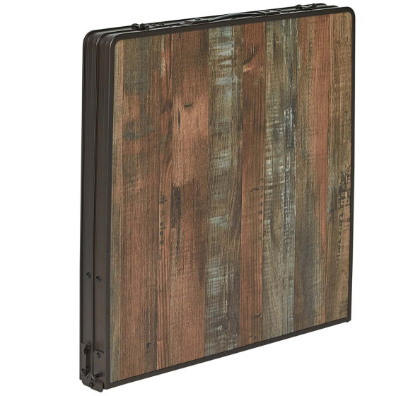 Table valise premium BOIS FLOTTE plié