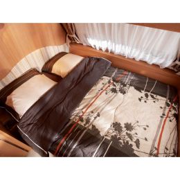 Lit tout fait - Polydon marron