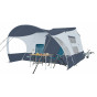 Caravane pliante JAMET Compact avec pare soleil  - porte fermée