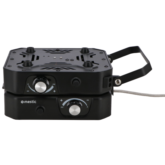 Réchaud 2 feux pliable portatif plié