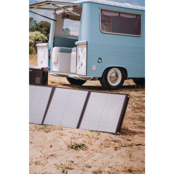 Panneaux solaires sable